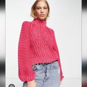 Free People Sweatheart Knit Sweater